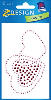 Z-Design 55917, Creative - Textildecoration, Motiv Herz, 1 Stück
