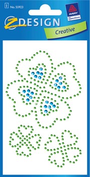 Z-Design 55923, Creative - Textildecoration, Motiv Kleeblatt, 1 Stück