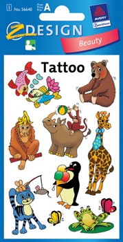Z-Design 56640, Beauty - Tattoos Comic Tiere, 1 Bogen