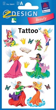 Z-Design 56641, Beauty - Tattoos Prinzessin+Elfen, 1 Bogen