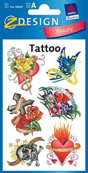 Z-Design 56664, Beauty - Tattoos, Schriftzüge, 1 Bogen