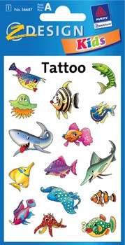 Z-Design 56687, Kids - Tattoos, Fische, 1 Bogen