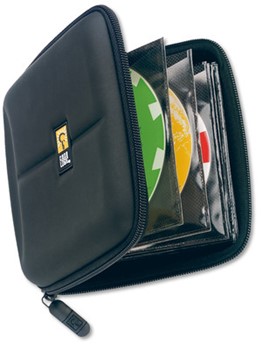 Case Logic CDE24, CD-Ordner für 24 CDs 155x40x155mm EVA schwarz, 1 Stück
