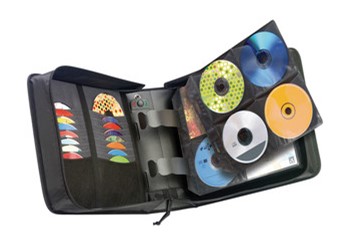 Case Logic CDW320, CD-Ordner für 336 CDs, 349x324x146mm, mit Visor Nylon schwarz, 1 Stück