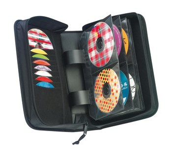 Case Logic CDW92, CD-Ordner für 100 CDs, 193x85x290mm, mit Visor Nylon schwarz, 1 Stück