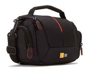 Case Logic DCB305K, Camcorder-Tasche, Nylon, schwarz/rot