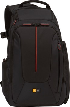 Case Logic DCB308K, SLR-Sling-Rucksack, Nylon, schwarz/orange, 16x8x15,5cm