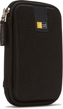 Case Logic EHDC101K, Festplatten-Tasche, EVA-Nylon, schwarz/Fischgrätenoptik, 6,4 cm (2,5"), 10x2,4x15 cm