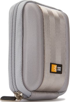 Case Logic QPB201G, Kompaktkamera-Tasche, Nylon/EVA, grau