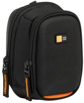 Case Logic SLDC202, Kompaktkamera-Tasche, EVA-Nylon, schwarz/orange
