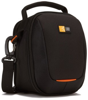 Case Logic SLMC201, System-Kamera-Tasche, EVA, schwarz/orange, 14x13x20,5 cm