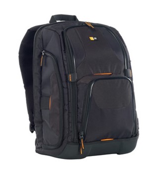 Case Logic SLRC206, Foto-Rucksack mit Notebookfach, EVA-Nylon, schwarz/orange, 40,6 cm (16")