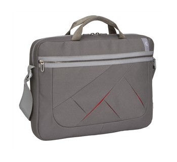 Case Logic ULA116G, Notebook-Tasche, Nylon, grau/rot, 40,6 cm (16")
