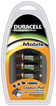 Duracell DUR088313 Ladegerät CEF22, Für AA, AAA, 9V, C Und D