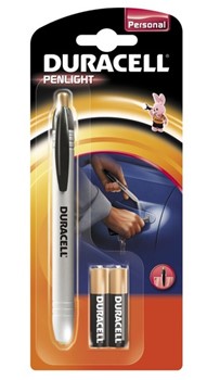Duracell DUR050334, Personal Penlight Taschenlampe, inkl. 3 AAA Batterien, 10m Reichweite, 1 Stück