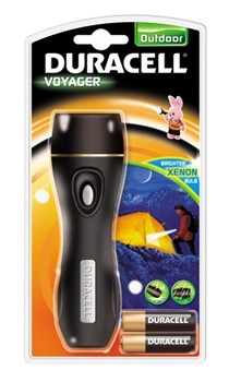 Duracell DUR050372, Taschenlampe Voyager für den Außer-Haus-Einsatz, inkl. 2 AA Batterien