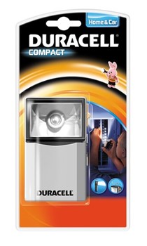 Duracell DUR050433, Personal Compact Taschenlampe, benötigt 1x 4,5V Batterie, 50m Reichweite, 1 Stück