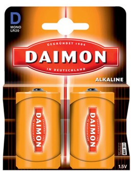 Daimon Batterien, D, 2 Stück (Duracell DUR065215)