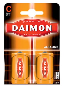 Daimon Batterien, C, 2 Stück (Duracell DUR065222)