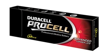 Duracell DUR203747, Procell Batterien, AA, 10 Stück lose 