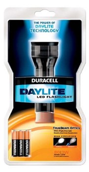 Duracell DUR204355, Daylite LED-Taschenlampe, inkl. 3 AAA Batterien, 80 Lumen, 106m Reichweite, 1 Stück