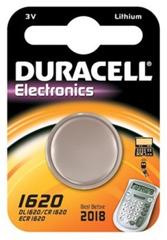 Duracell DUR774685, Elektronik-Batterie 1620, 3V, 75 mAh, Lithium, 1 Stück