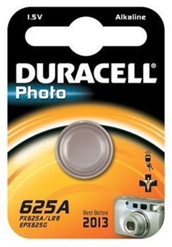Duracell DUR952823, Photoapparat-Batterie 625A, 1,5V, 190 mAh, Alkaline, 1 Stück