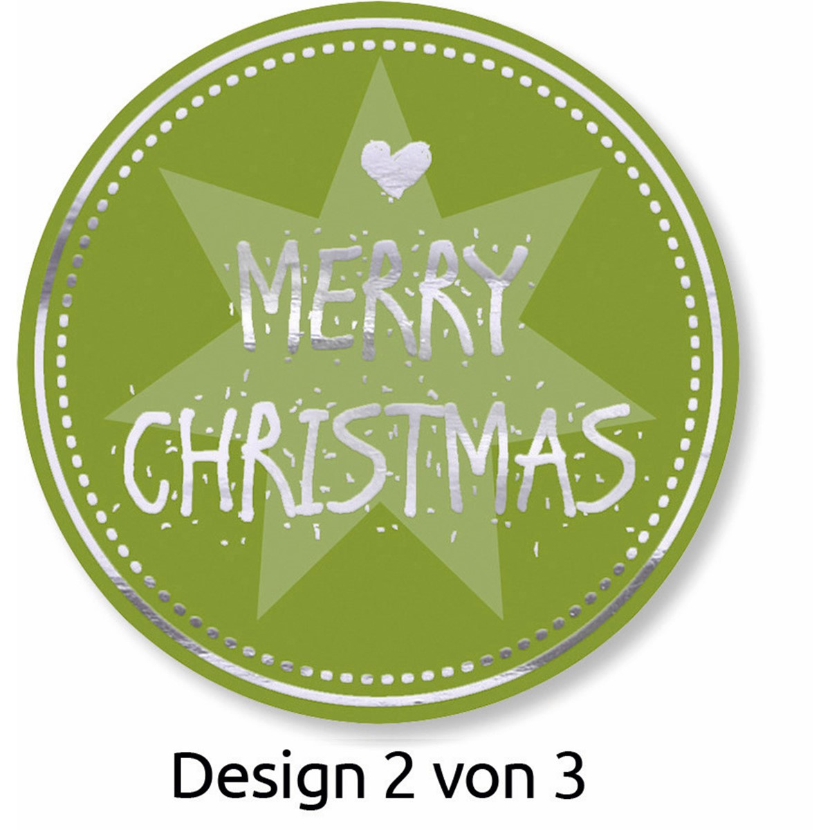 200 Merry Christmas Stickers On A Roll – Gold Glossy Holiday Labels For Gifts & Bags - View #2