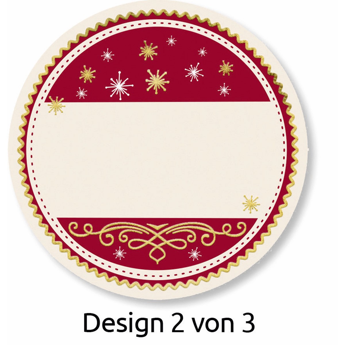 Weihnachts Aufkleber Set - 60x Goldene Geschenketiketten Mit Winterlichen Motiven