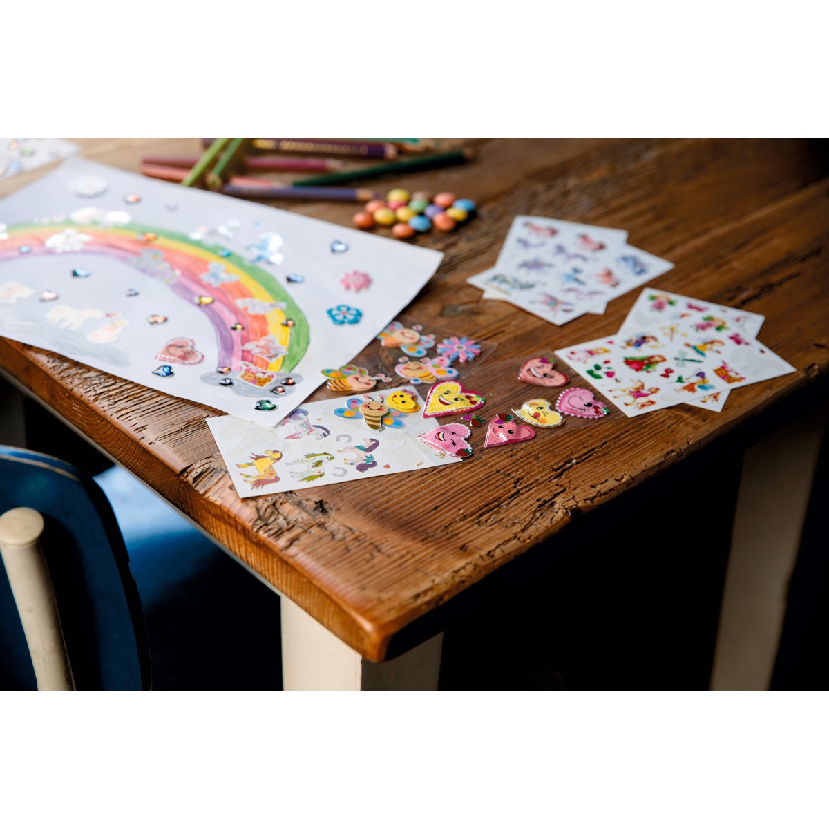 Z-Design 59990 Stickerset für Mädchen, über 500 Sticker