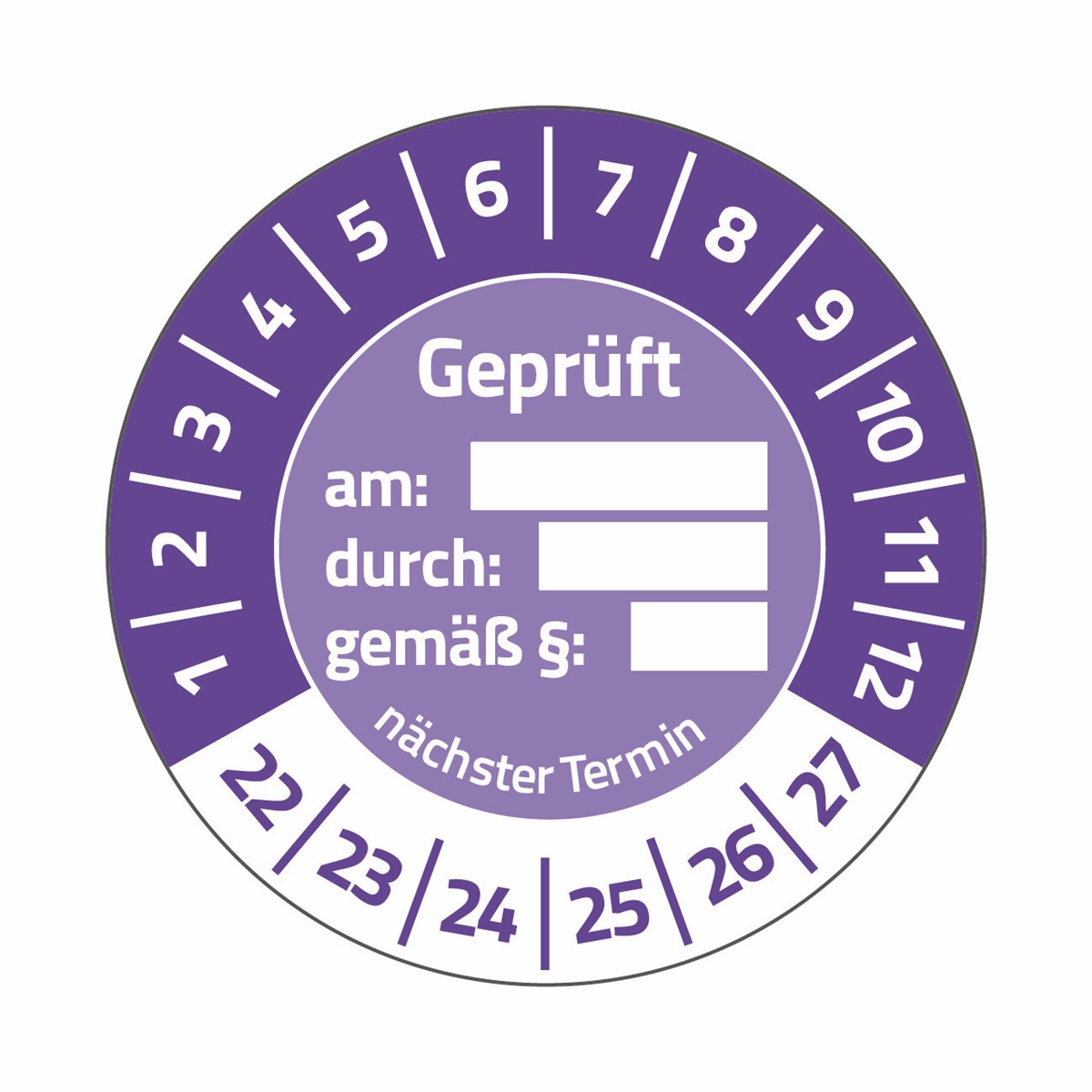 Avery Zweckform 6959-2022 Prüfplaketten 