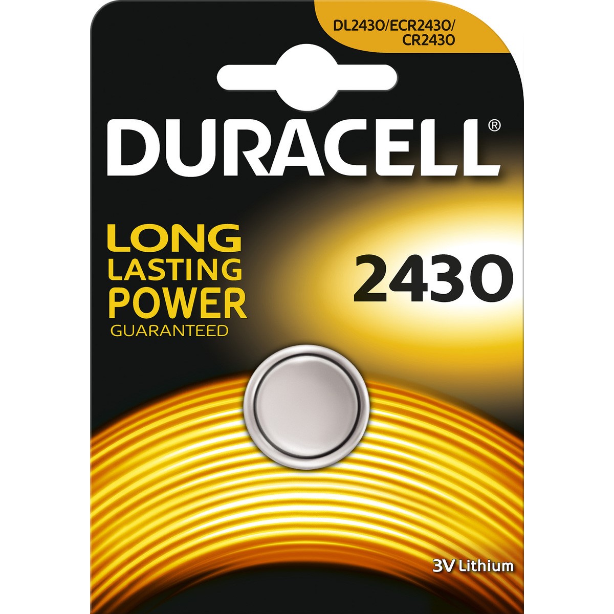 Knopfbatterien Duracell 3V lithium CR2430 