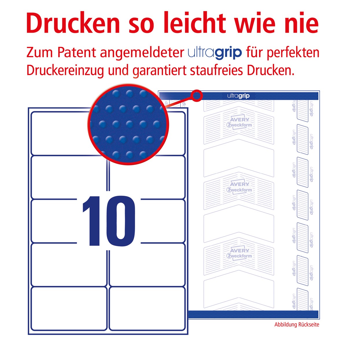 Avery Zweckform L7173B100 VersandEtiketten, 99,1 x 57 mm, weiß