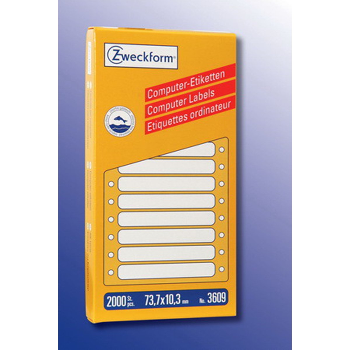 thumbnail: Avery Zweckform 2000 Target Patches - 1000 Zwart + 1000 Wit (Diameter 19 Mm), Voorgedrukte Cirkelstickers Voor Markering