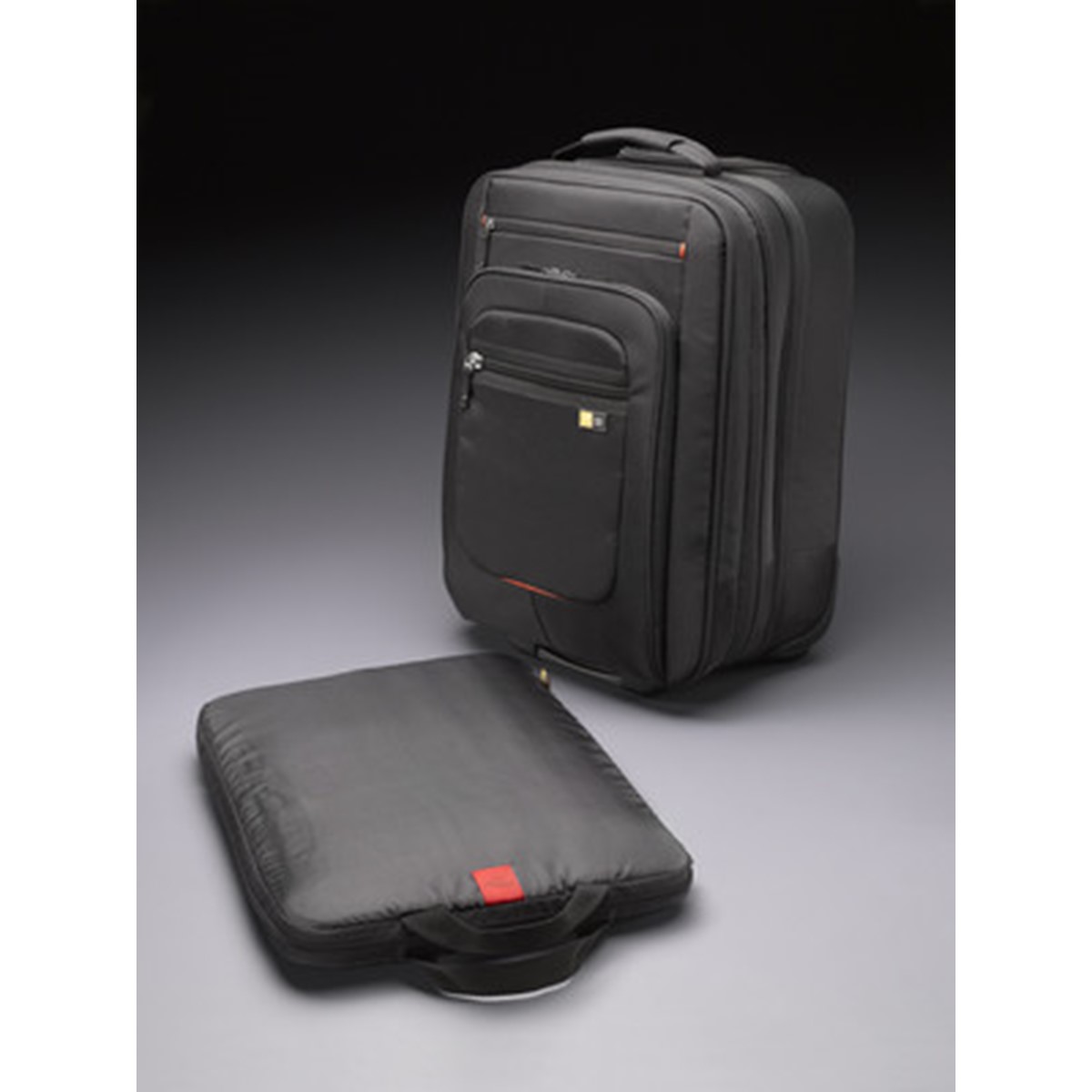 Case Logic ZLRS117 NotebookTrolley, schwarz/rot, 43,9 cm (17,3")