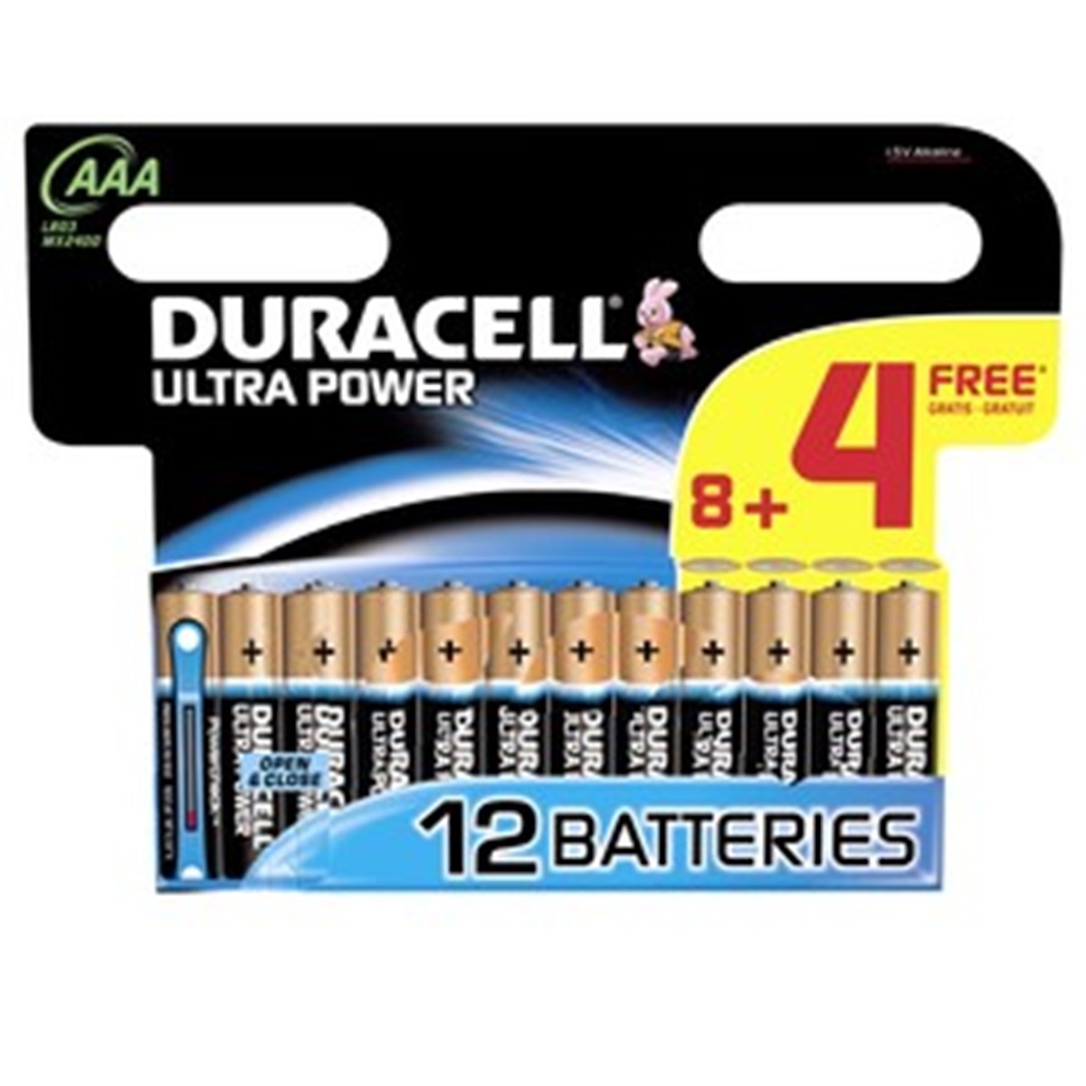 Duracell Plus AAA Batterien (24 Stück) - Langlebige Alkaline-Batterien Mit Duralock-Technologie