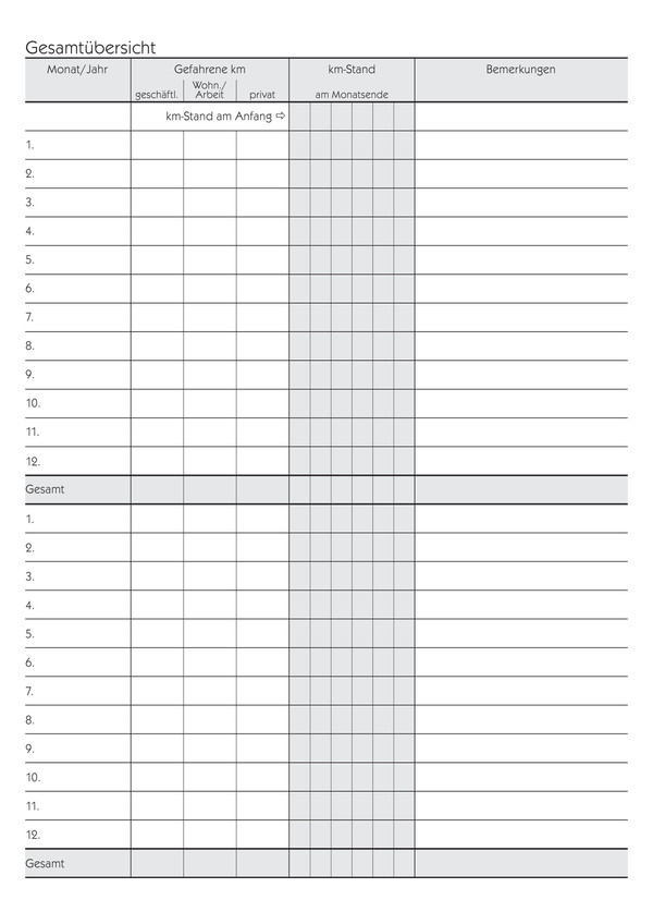 AVERY Zweckform 223-5 - Cuaderno De Registro Para Coche, Tamaño A5