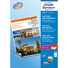 Avery Zweckform Premium Farblaser Photopapier, A4, 250g