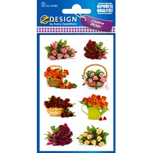 Z-Design Flower Sticker Blumenstrauß