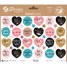 Z-Design Trend Sticker DEKO, Auspacken & Freuen, 78 Aufkleber
