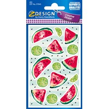 Z-Design Deko Sticker, Melone Lemon