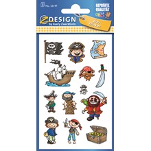 Z-Design Papier Sticker Piraten