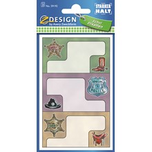 Z-Design Buchetiketten Sheriff